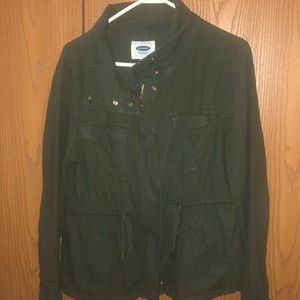 Old navy army green spring jacket